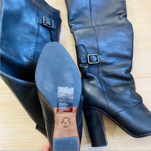 H&M leather knee-high boots - Picture 4 of 5